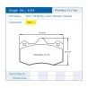 Pagid Racing 4345 RSL1 E4345RSL1 - dibujo forma 4345