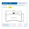 Pagid Racing 2555 RSL29 E2555R29 - Zeichnung Form 2555
