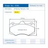Pagid Racing 4346 RSL29 E4346R29 - shape 4346 drawing