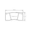 Pagid Racing 4912 RST2E E4912RST2E - Zeichnung Form 4912