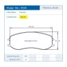 Pagid Racing 4928 RSL29 E4928R29 - disegno sagoma 4928