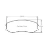 Pagid Racing 4928 RST3 E4928RST3 - Zeichnung Form 4928