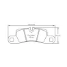 Pagid Racing 4918 RSL29 E4918R29 - Zeichnung Form 4918