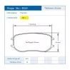 Pagid Racing 4929 RSL1 E4929RSL1 - disegno sagoma 4929