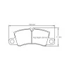 Pagid Racing 4581 RSL1 E4581RSL1 - Zeichnung Form 4581