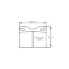 Pagid Racing 4623 RSH42 E4623RSH42 - disegno sagoma 4623