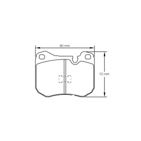Pagid Racing 4702 RSH42 E4702RSH42 - dibujo forma 4702
