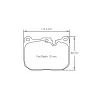 Pagid Racing 4931 RSL1 E4931RSL1 - shape 4931 drawing