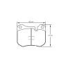 Pagid Racing 4703 RSH29E E4703RSH29E - Zeichnung Form 4703
