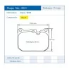 Pagid Racing 4931 RSL29 E4931R29 - Zeichnung Form 4931