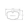 Pagid Racing 4932 RSL19 E4932R19 - Zeichnung Form 4932
