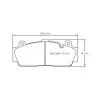 Pagid Racing 4934 RSC1 E4934RSC1 - Zeichnung Form 4934