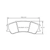 Pagid Racing 4923 RSL1 E4923RSL1 - disegno sagoma 4923
