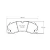 Pagid Racing 4924 RSL1 E4924RSL1 - Zeichnung Form 4924
