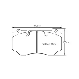Pagid Racing 4941 RSC1 E4941RSC1 - Zeichnung Form 4941