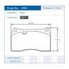 Pagid Racing 4946 RSC1 E4946RSC1 - Zeichnung Form 4946