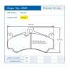 Pagid Racing 8004 RSL29 E8004R29 - dibujo forma 8004