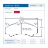 Pagid Racing 8004 RST3 E8004RST3 - dibujo forma 8004