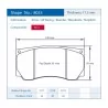 Pagid Racing 8033 RST1 E8033RST1 - Zeichnung Form 8033