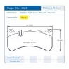 Pagid Racing 8005 RSL19 E8005R19 - shape 8005 drawing