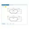 Pagid Racing 8035 RSL1 E8035RSL1 - Zeichnung Form 8035