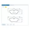 Pagid Racing 8035 RSL29 E8035R29 - Zeichnung Form 8035