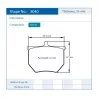 Pagid Racing 8040 RSH42 E8040RSH42 - disegno sagoma 8040