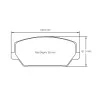 Pagid Racing 7034 RSL2 E7034RSL2 - Zeichnung Form 7034