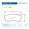 Pagid Racing 8049 RSL1 E8049RSL1 - Zeichnung Form 8049