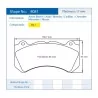 Pagid Racing 8081 RSL1 E8081RSL1 - Zeichnung Form 8081