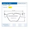 Pagid Racing 8053 RSL1 E8053RSL1 - dessin forme 8053