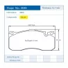 Pagid Racing 8084 RSL29 E8084R29 - shape 8084 drawing