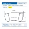 Pagid Racing 8101 RSL1 E8101RSL1 - disegno sagoma 8101