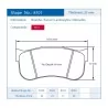 Pagid Racing 8101 RST1 E8101RST1 - Zeichnung Form 8101