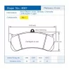 Pagid Racing 8087 RSL1 E8087RSL1 - Zeichnung Form 8087