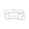 Pagid Racing 8087 RST2E E8087RST2E - dibujo forma 8087