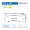 Pagid Racing 8061 RSL29 E8061R29 - dibujo forma 8061