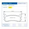Pagid Racing 8129 RSL29 E8129R29 - Zeichnung Form 8129