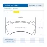 Pagid Racing 8062 RSL29 E8062R29 - dibujo forma 8062