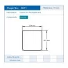 Pagid Racing 8071 RSH29E E8071RSH29E - dessin forme 8071