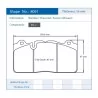Pagid Racing 8091 RSC2 E8091RSC2 - Zeichnung Form 8091