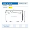Pagid Racing 8188 RSL29 E8188R29 - dibujo forma 8188