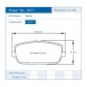 Pagid Racing 8077 RS44 E8077R44 - Zeichnung Form 8077