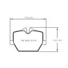 Pagid Racing 8276 RSL29 E8276R29 - dessin forme 8276