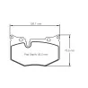 Pagid Racing 8279 RSL29 E8279R29 - Zeichnung Form 8279