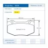Pagid Racing 8208 RSL29 E8208R29 - Zeichnung Form 8208