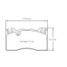 Pagid Racing 8283 RSL29 E8283R29 - Zeichnung Form 8283