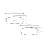Pagid Racing 8246 RSC1 E8246RSC1 - dibujo forma 8246