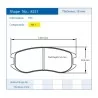 Pagid Racing 8251 RSL1 E8251RSL1 - Zeichnung Form 8251