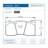 Pagid Racing 8253 RSC1 E8253RSC1 - disegno sagoma 8253